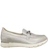 SUSST WOMENS SLIP ON LOAFER - SILVER
